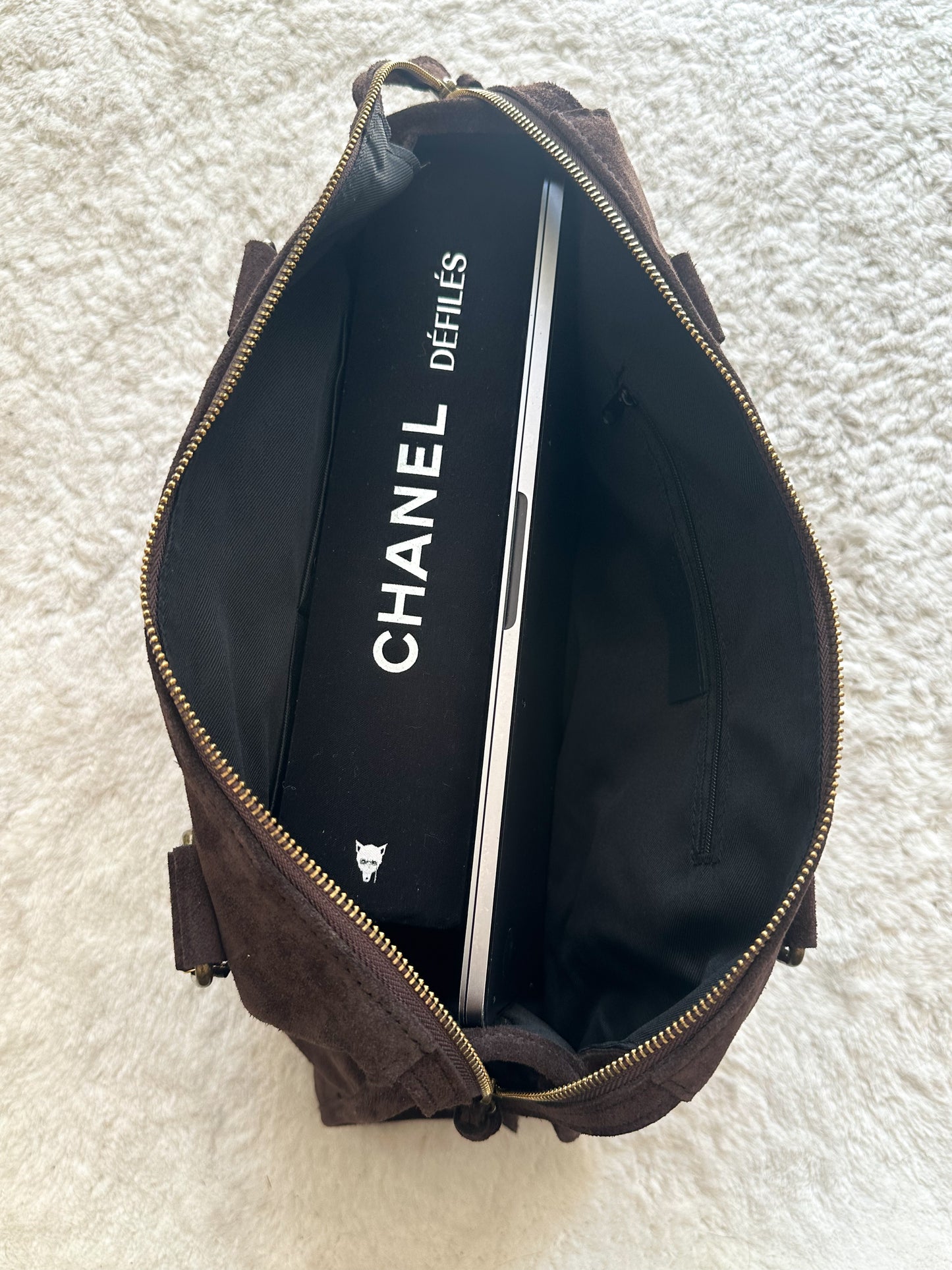 Sac City L - Chocoladebruin suède