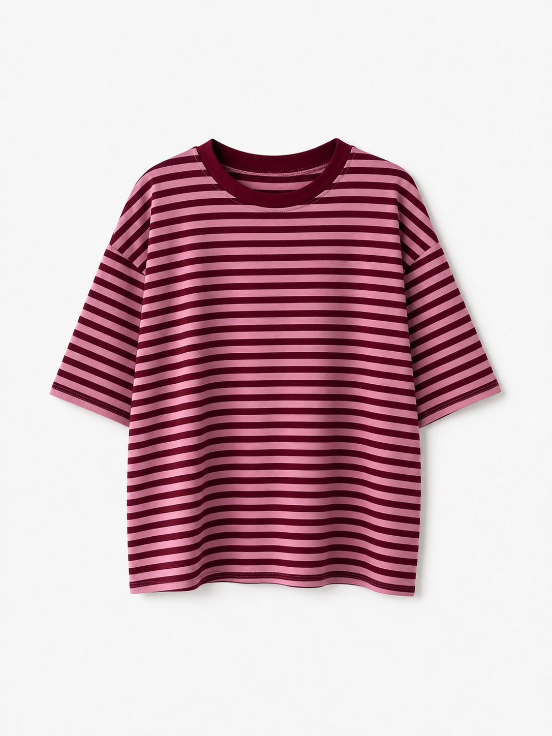 T-shirt Lily Bordeaux/Roze