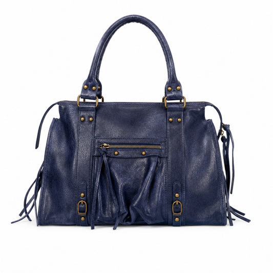 Schoudertas L - marineblauw