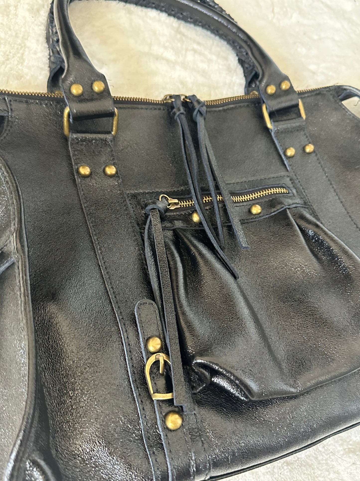Sac City L - Iridescent Black