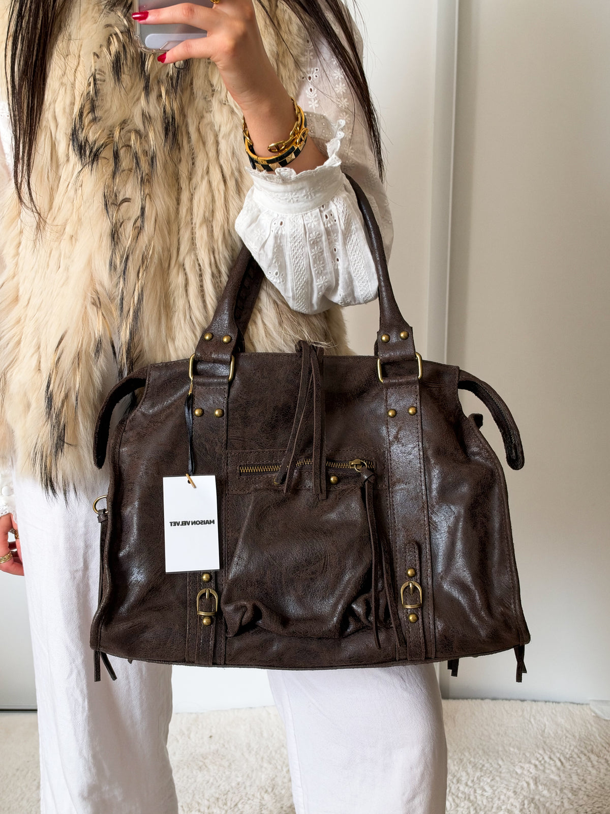 Sac City - Marron chocolat