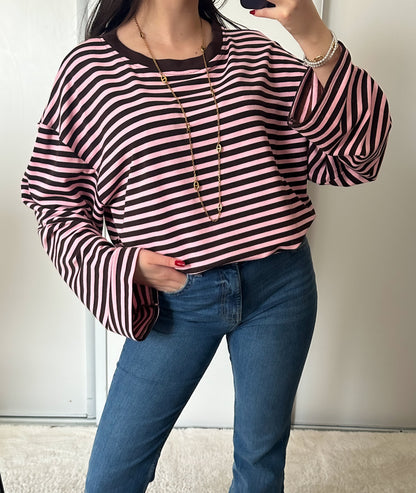 Lola Brown/Roze T-shirt