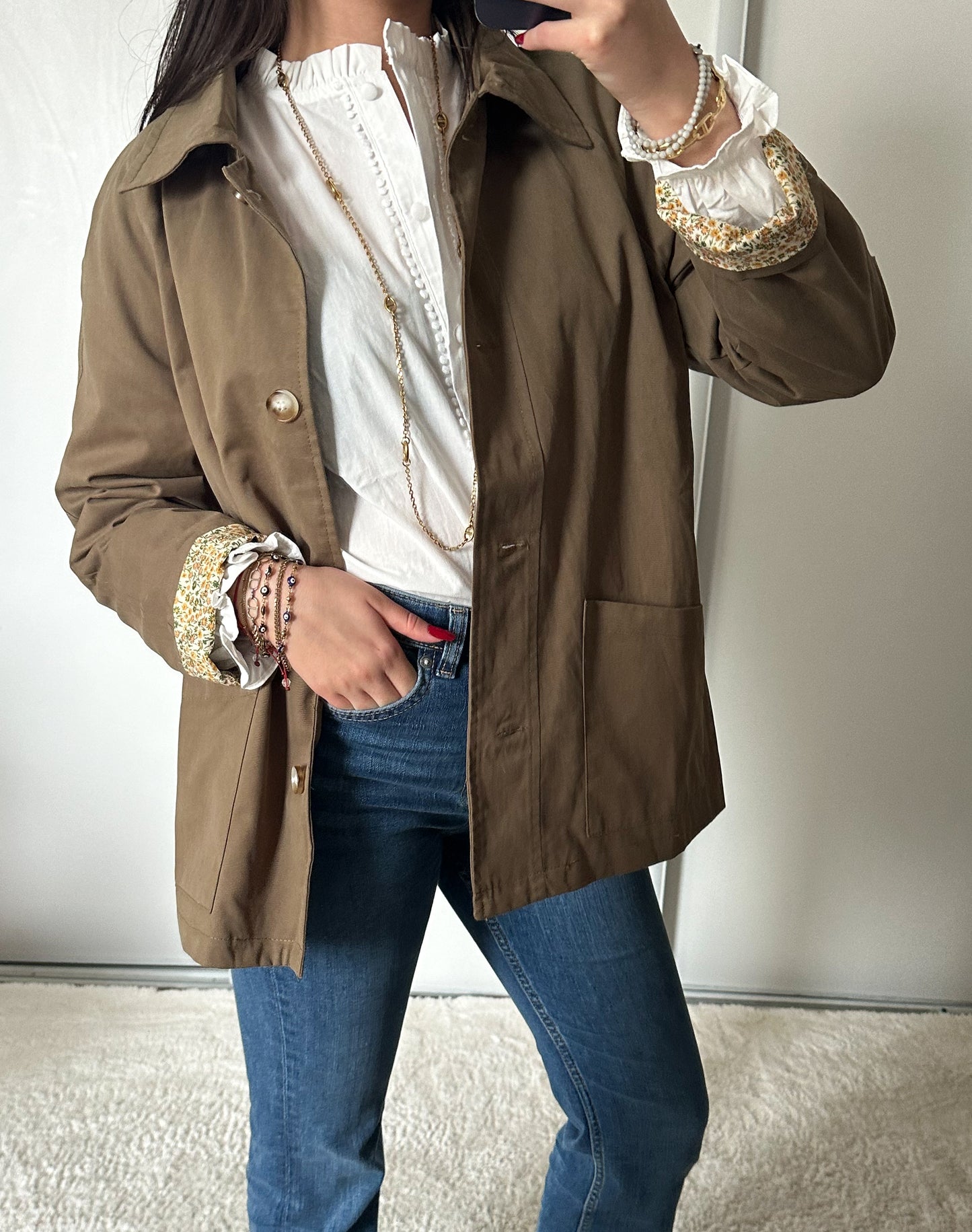 Veste Jeanne kaki