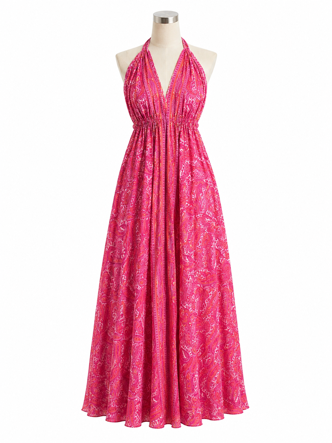 Boho-jurk - Fuchsiaroze