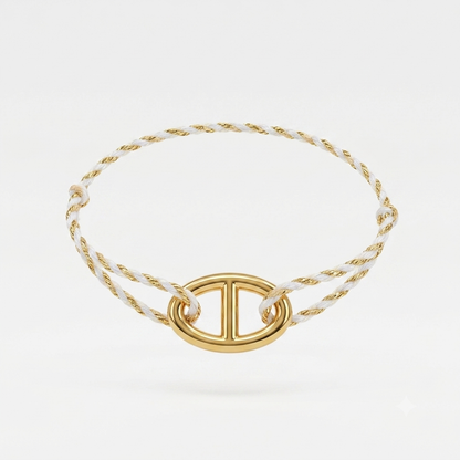 Bracelet cordon - dorée