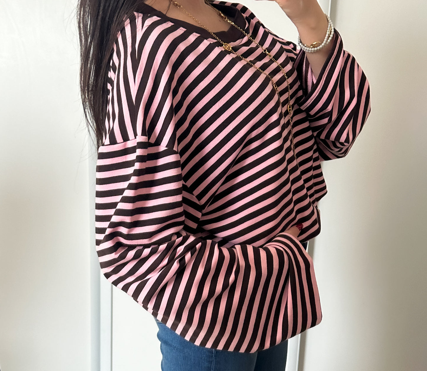Lola Brown/Roze T-shirt