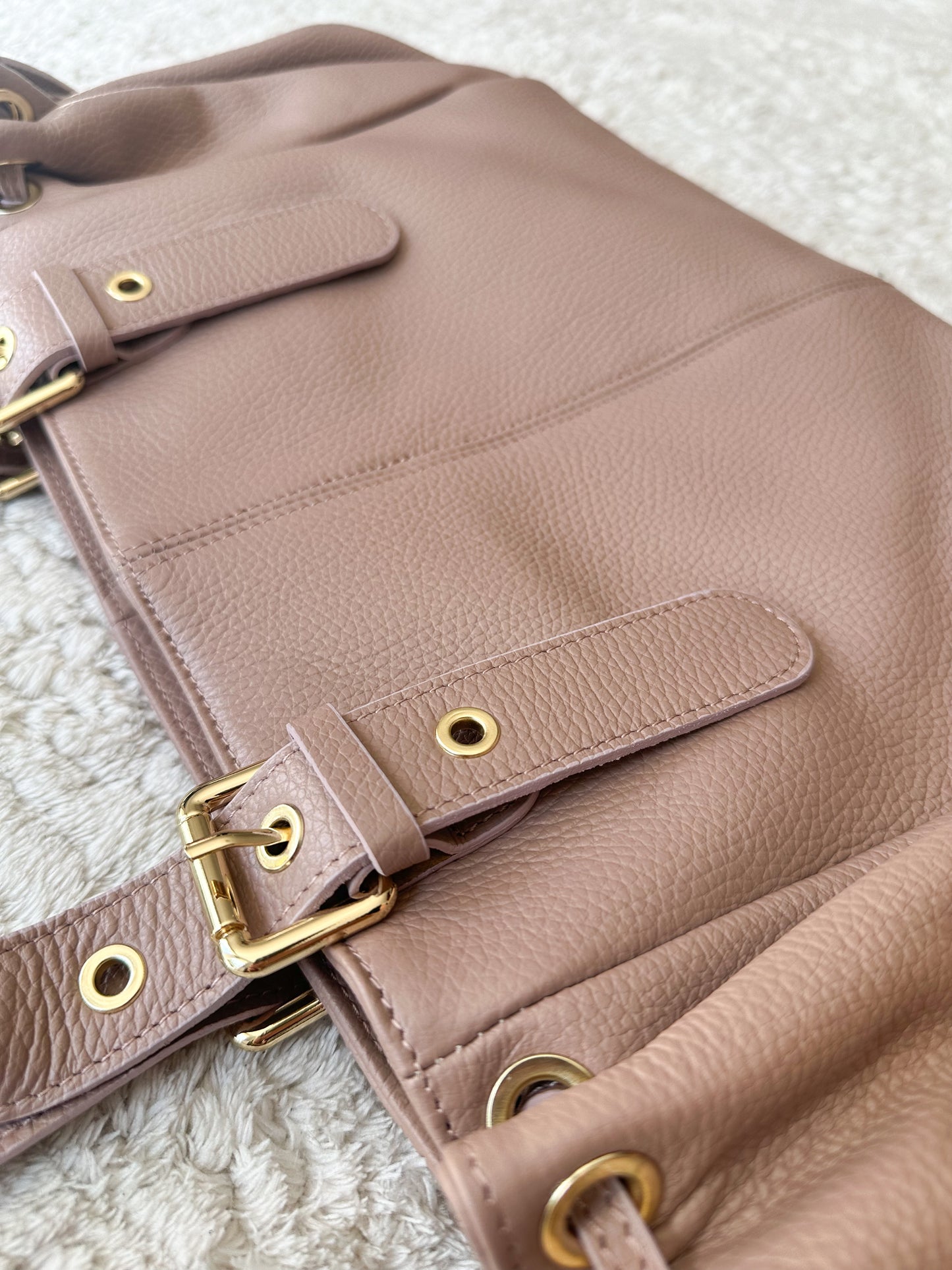 Stockholm Bag L - Old Rose Grained