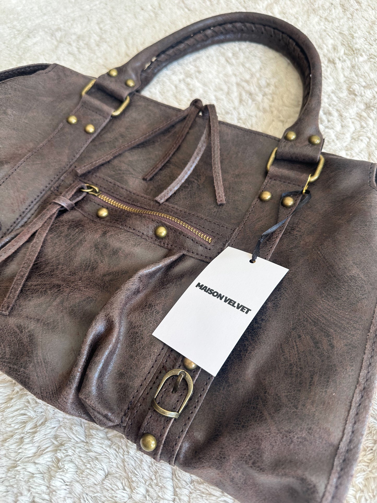Sac City - Marron chocolat