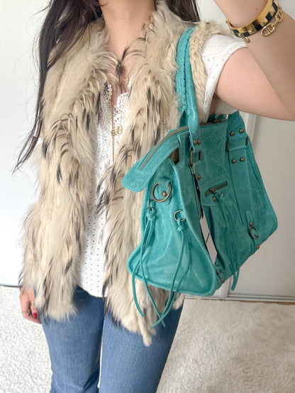 Pre-order 08/28: Limited Edition: Glossy City Bag L - Turquoise