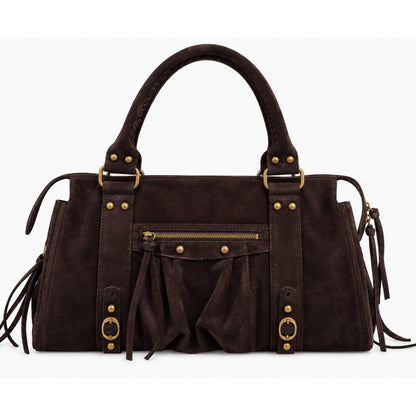 Sac City L - Chocoladebruin suède
