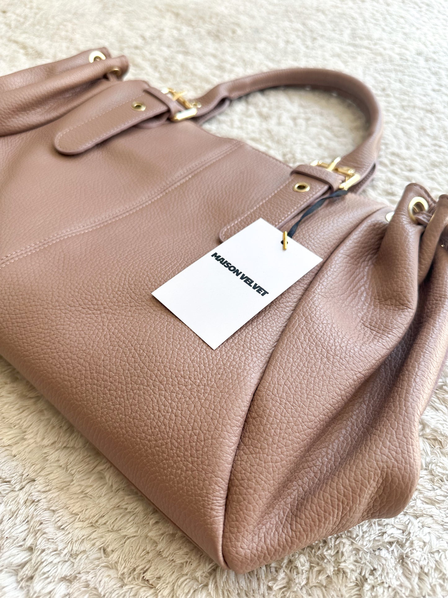 Stockholm Bag L - Old Rose Grained
