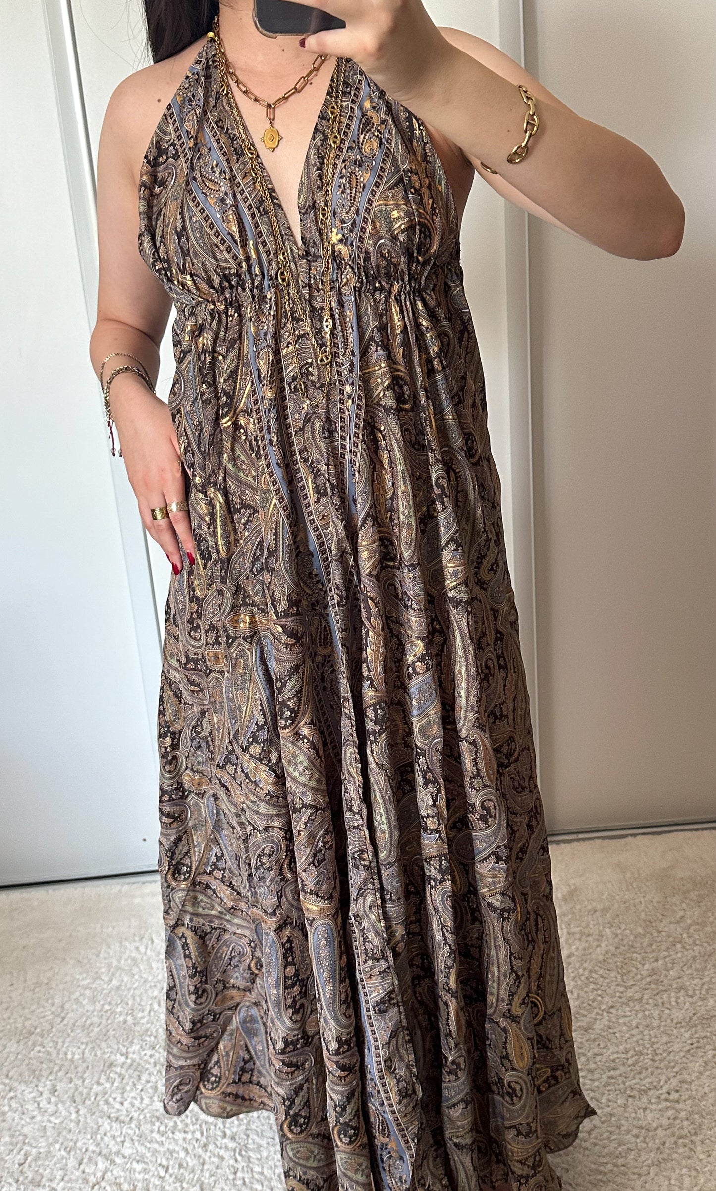 Robe bohème - Marron