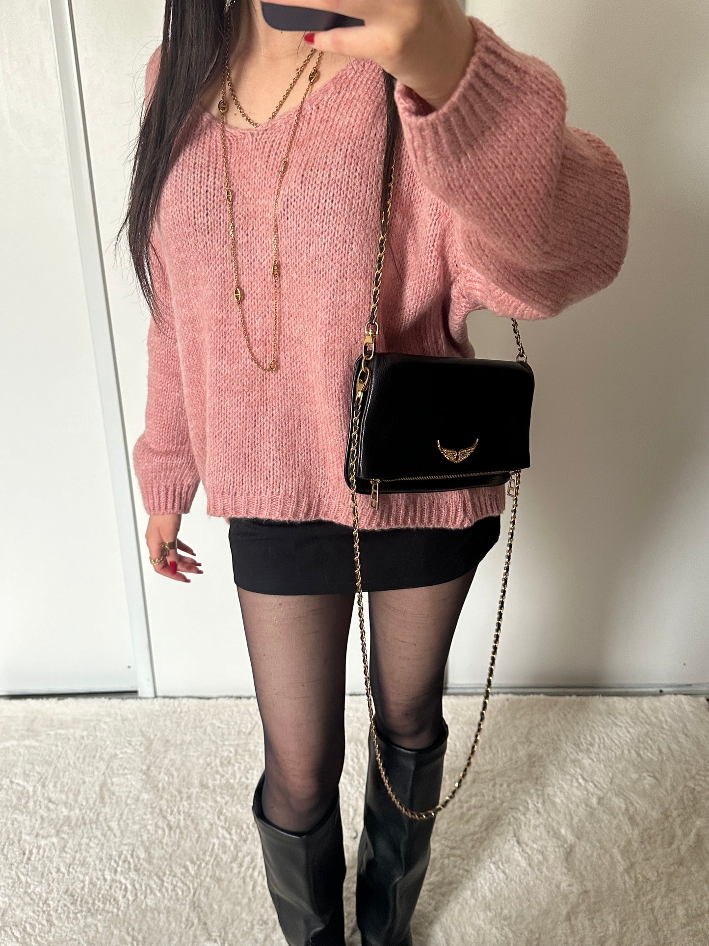 Scarlet Jumper - Pale Pink