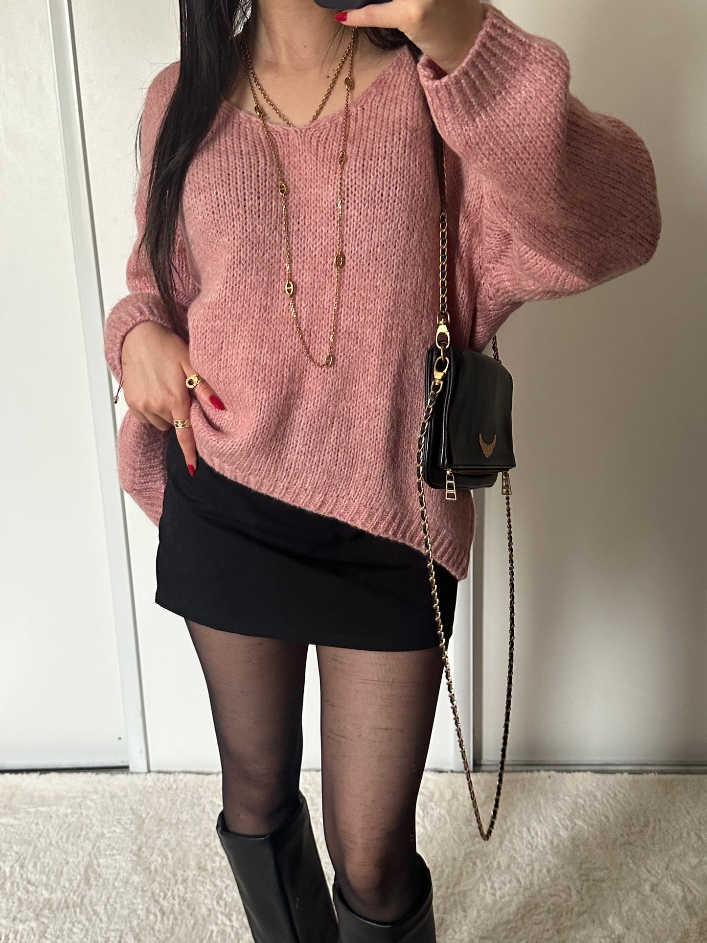 Scarlet Jumper - Pale Pink