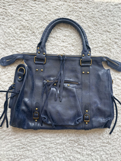 Schoudertas L - marineblauw