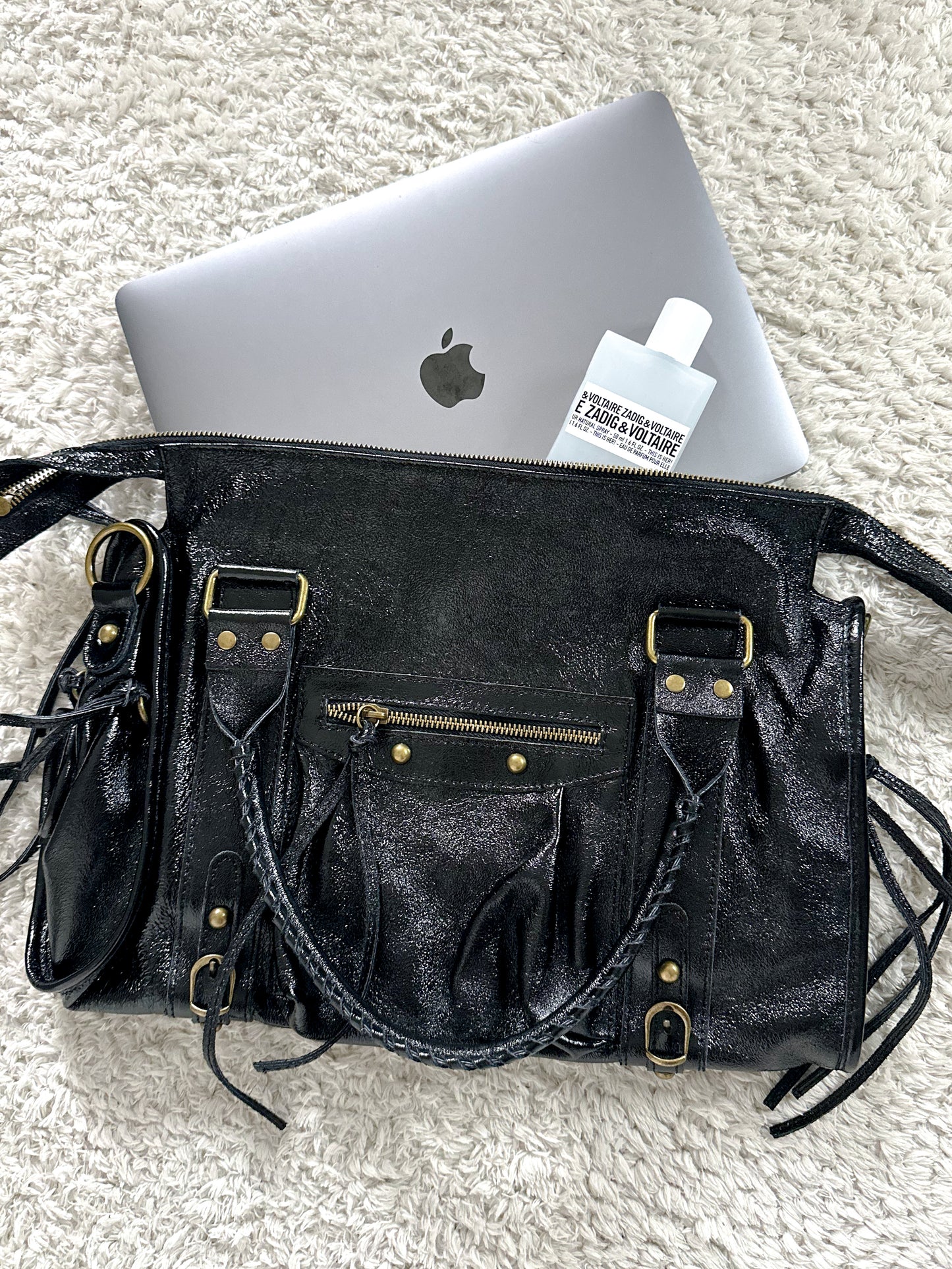 Sac City L - Iridescent Black