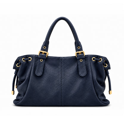 Stockholm Bag L - Navy Grained