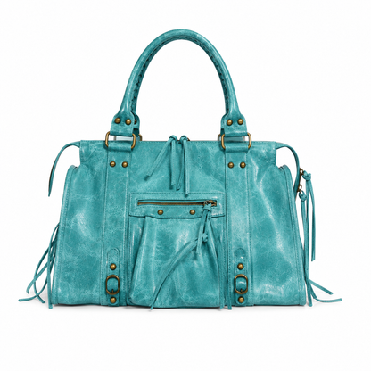 Pre-order 08/28: Limited Edition: Glossy City Bag L - Turquoise