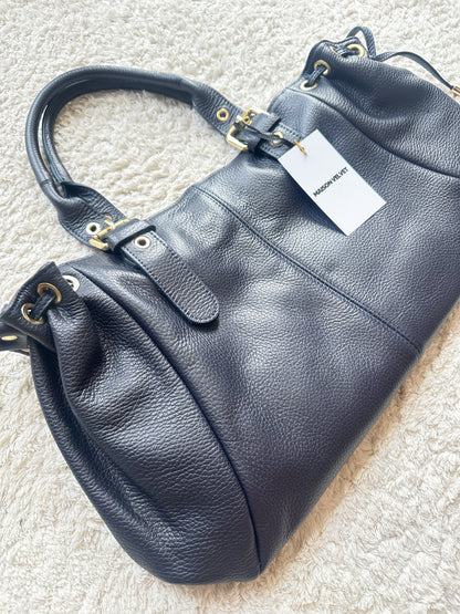 Stockholm Bag L - Navy Grained
