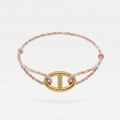 Bracelet cordon - dorée