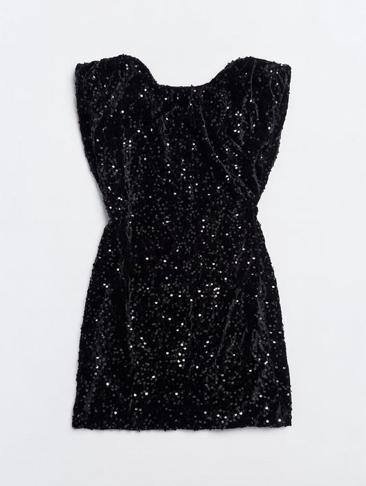 shiny dress