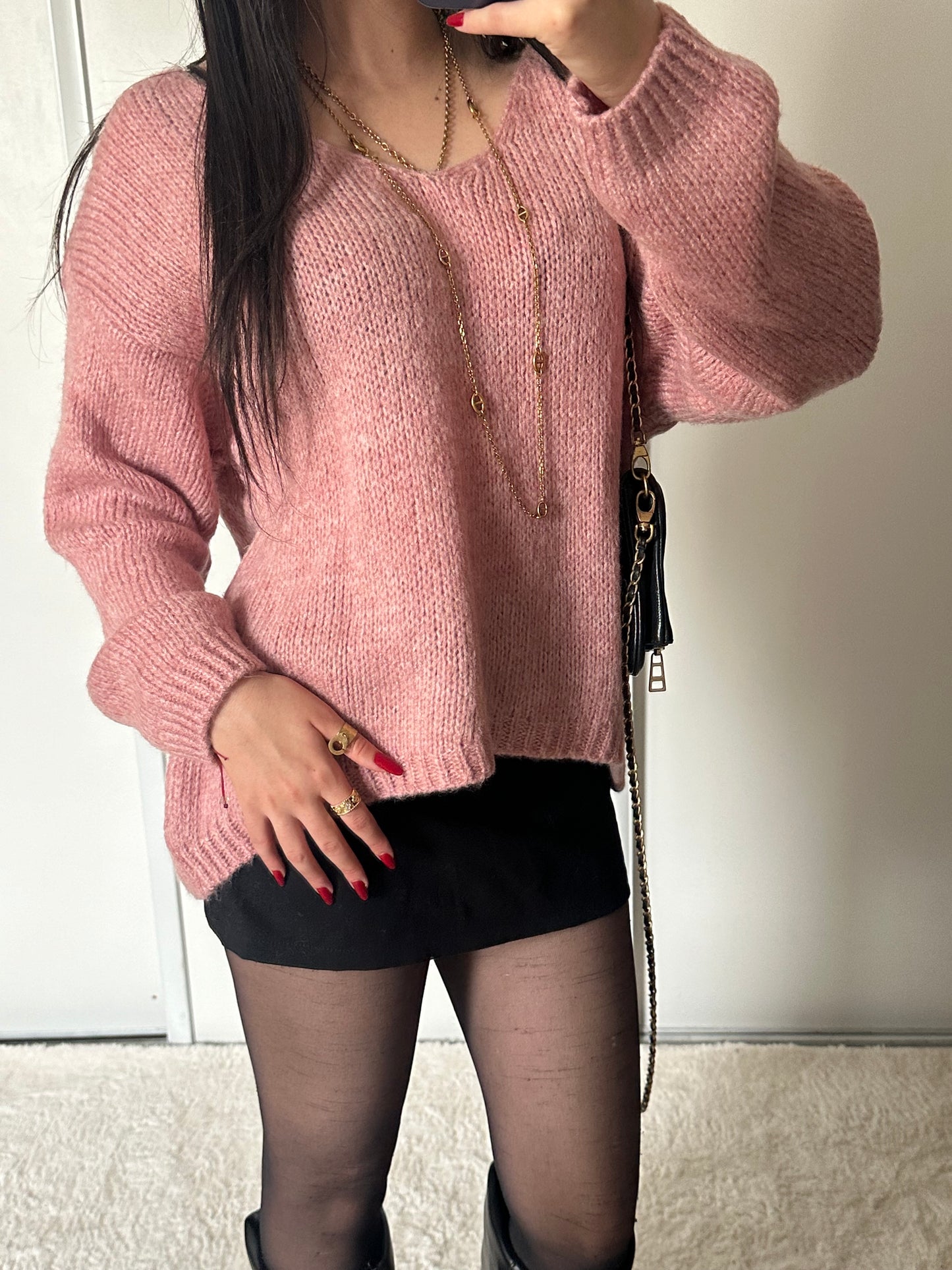 Scarlet Jumper - Pale Pink