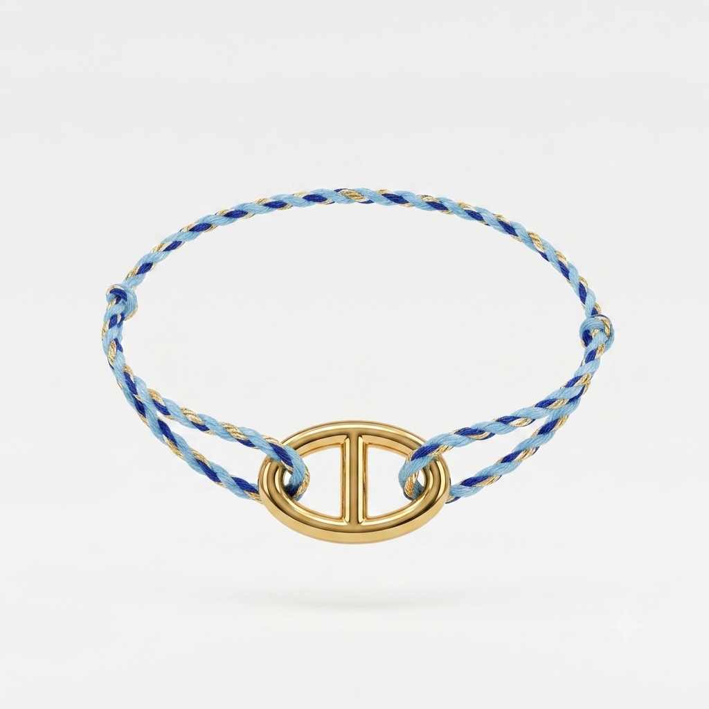 Bracelet cordon - dorée