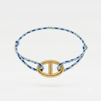 Bracelet cordon - dorée