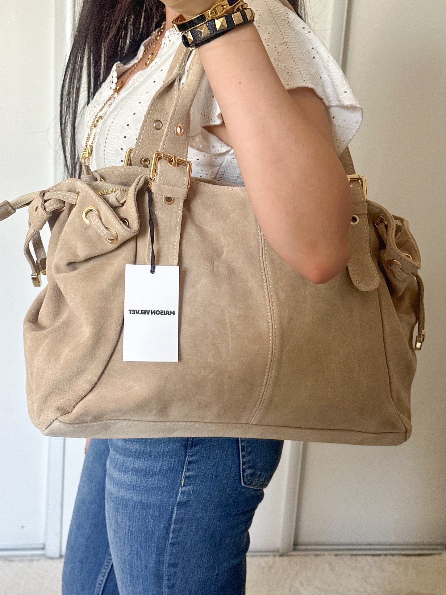 Sac Stockholm L - Taupe clair