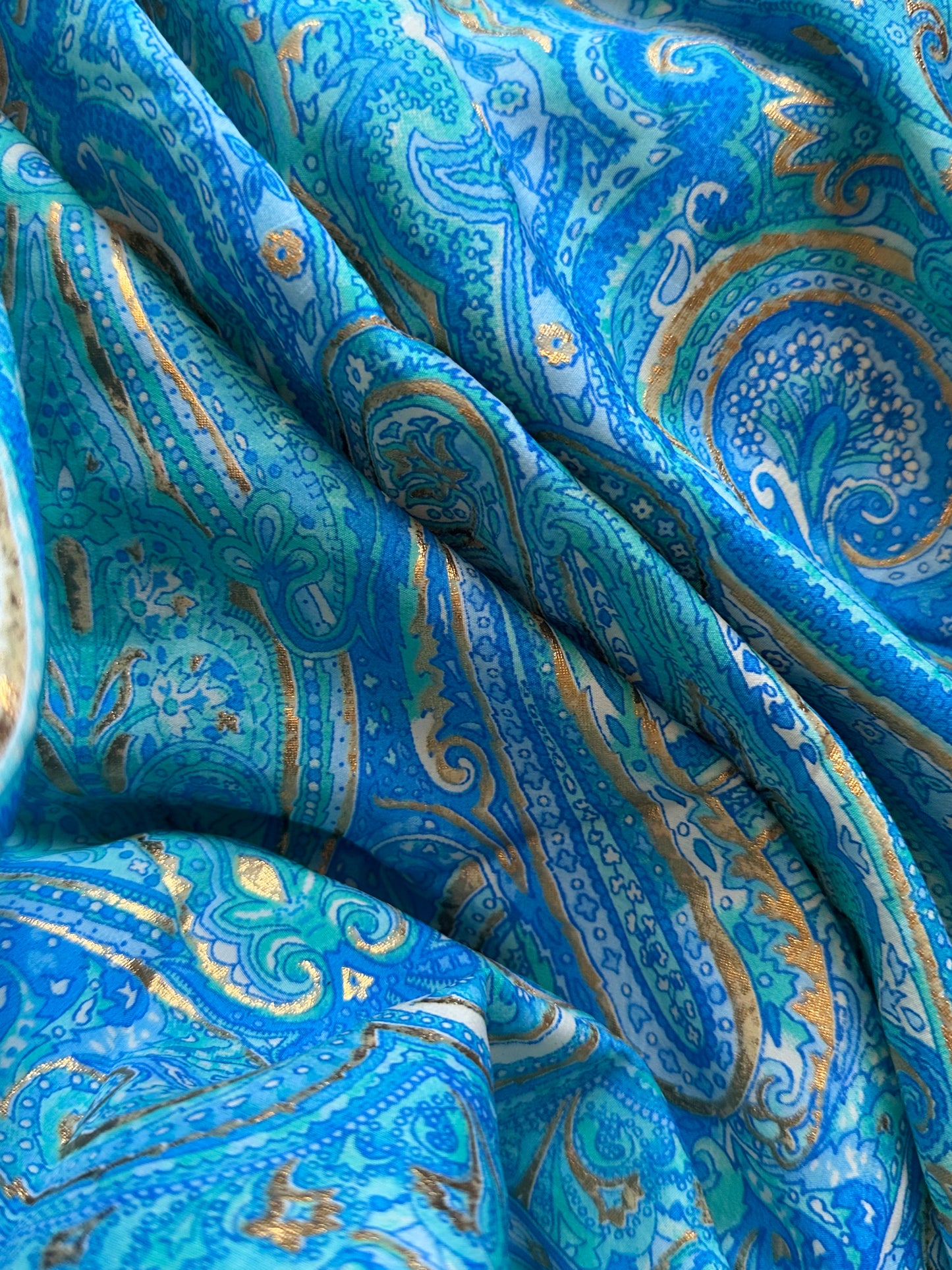 Boho jurk - 2 tinten blauw