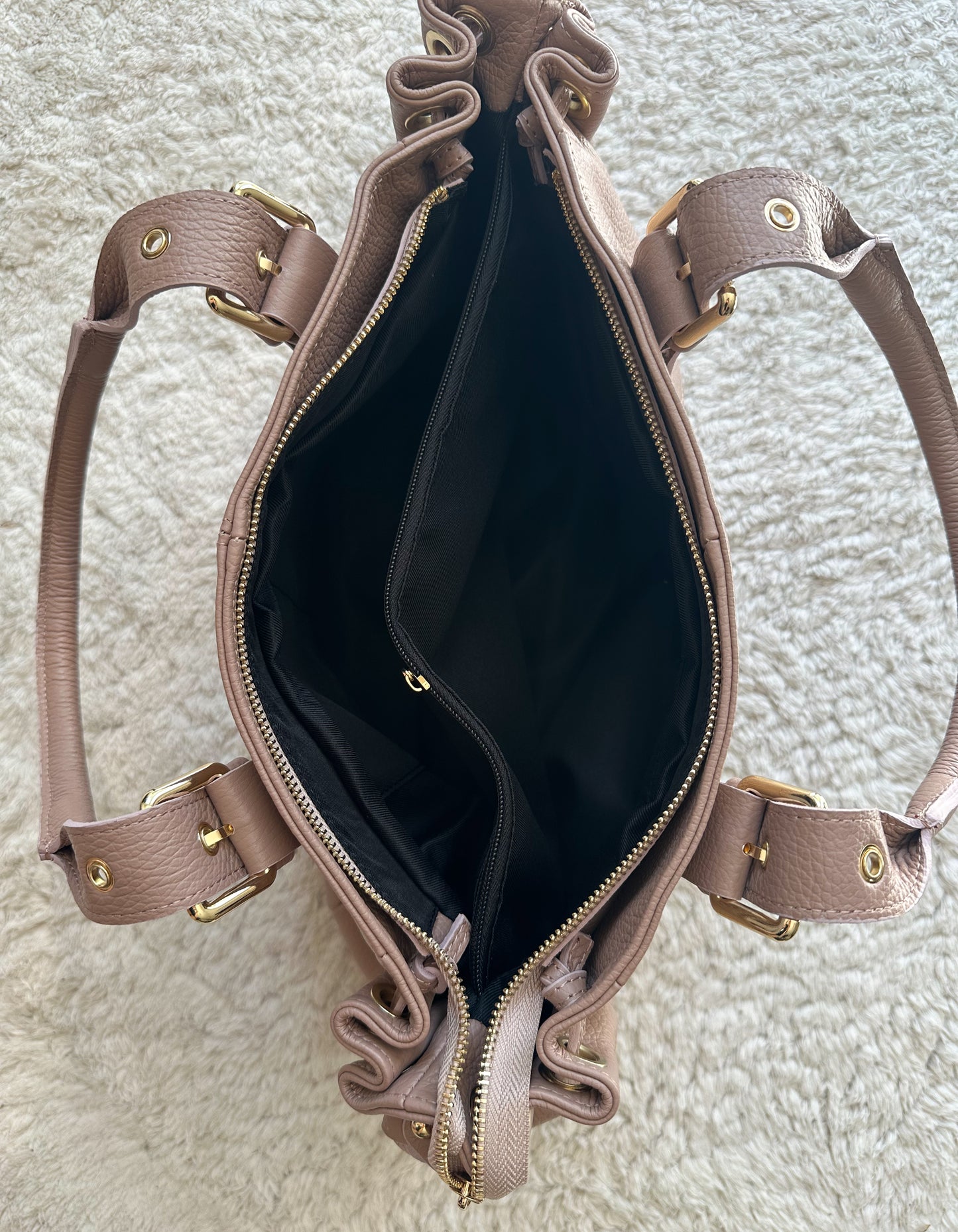 Stockholm Bag L - Old Rose Grained