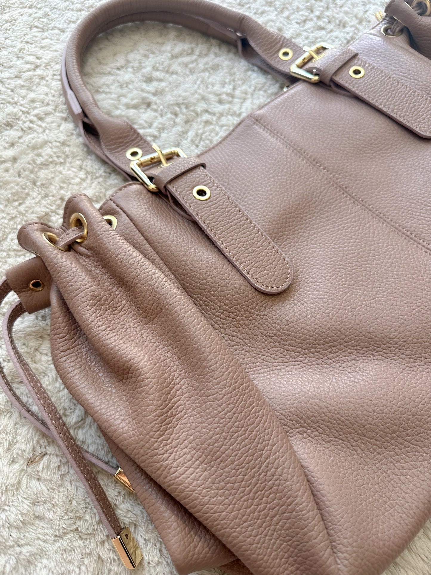 Stockholm Bag L - Old Rose Grained