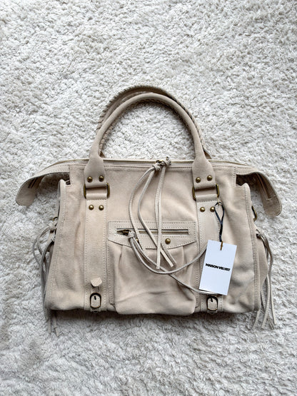 Sac City L - Light taupe suede
