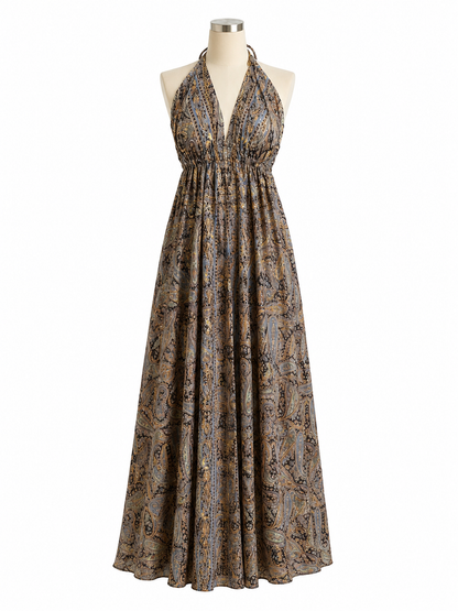 Robe bohème - Marron
